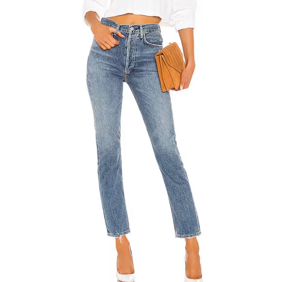 Agolde Pinch High rise slim fit jean sz 25 - Picture 1 of 9